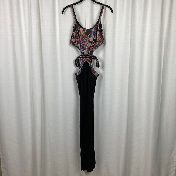 Agua Bendita Peru Body Con Cutout Dress Sz.M - Picture 8 of 14